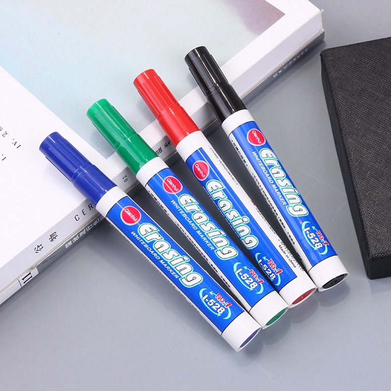 4 개/대 지울 수있는 화이트 보드 마커 펜 환경 친화적 인 마커 사무실 학교 홈 드롭 배송